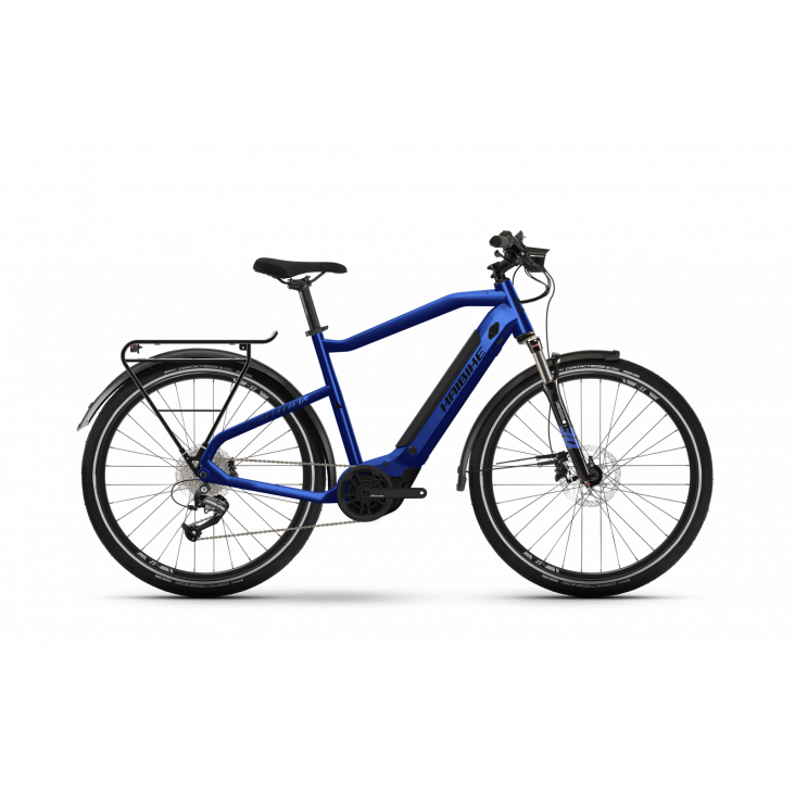 VTC électrique Haibike Trekking 4 High - Bleu, taille M